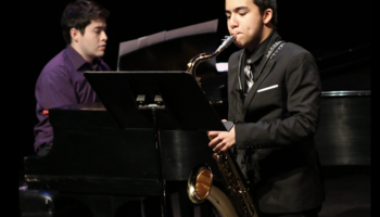 Saxophone player and pianist