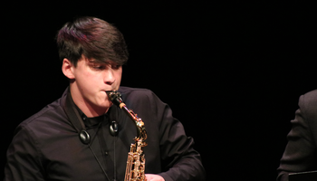 Student saxophone player.