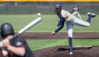Seth Masters #9. Baseball vs. Lewis University Saturday, April 16, 2022.
