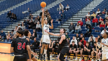 #2 Jordan Rice. Mens basketball vs. William Jewel University Thursday, February 1, 2024.