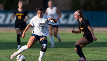 #3 Reese Lowery. Women's Homecoming Soccer Game against Quincy, Friday, September 19, 2025.