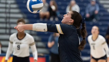 Tuana Yuce #13. Volleyball vs. Upper Iowa University Friday, November 7, 2025.