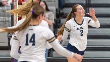 Madison "Maddie" Siefken #2. Volleyball vs. Upper Iowa University Friday, November 7, 2025.