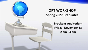 OPT Workshop for Spring 2027 Graduates