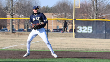 Michael Paule playing third base