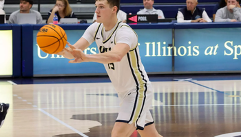 Jack Weber playing basketball