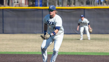 Drew Ezard in the infield