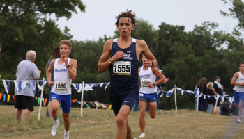 Charlie Borlin running cross country