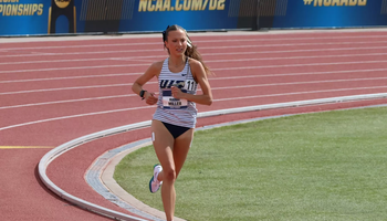 Maddie Miller running outdoor track