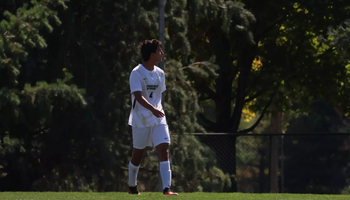 Rafael Patino playing soccer