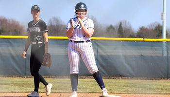 Nyla Cooper on second base