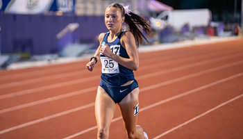 Madelyn Miller-Ross running outdoor track