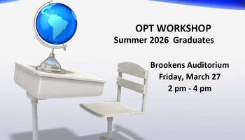 OPT Workshop for Summer 2026 graduates