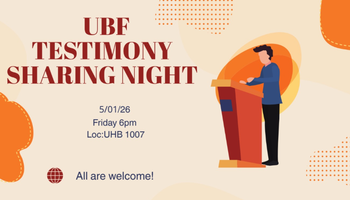 UBF Testimony Sharing Night