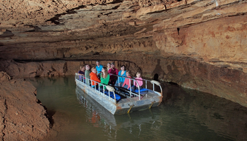 Cave Tour and Camping at Indiana Caverns