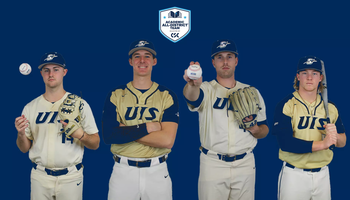 Gavin Wahlbrink, Mack Clark, Jacob Newman, TJ Yakimisky. CSC Academic All-District Logo.