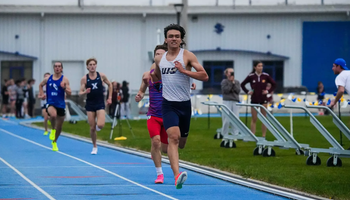 Matt Padilla running outdoor track
