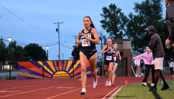 Madelyn Miller-Ross running outdoor track