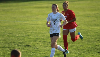Dani Auble playing soccer