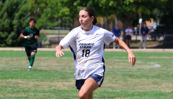 Emma Rosenthal playing soccer