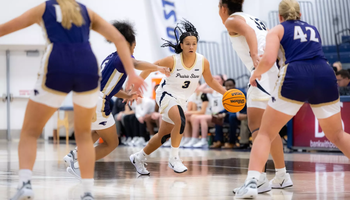 Kayla Rice playing basketball 