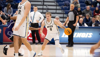 Britton Dutton playing basketball