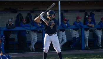 Drew Ezard at bat