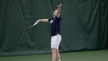 Kai Van-Roon setting a strike