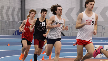 Lucas Baronello racing indoor track