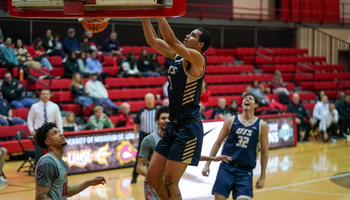 Donaven Younger playing basketball