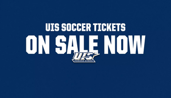 UIS Soccer Tickets on Sale Now. UIS Athletics logo