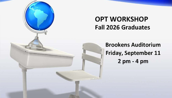 OPT Workshop for Fall 2026 graduates