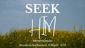 Seek Him - Worship Night