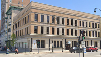 401 W. Washington Street building in downtown Springfield, future home of the UIS Innovation Center.