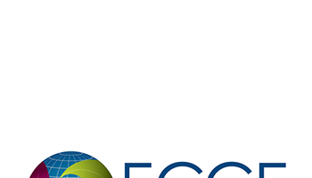 ECCE Speaker Series logo with colorful globe design.