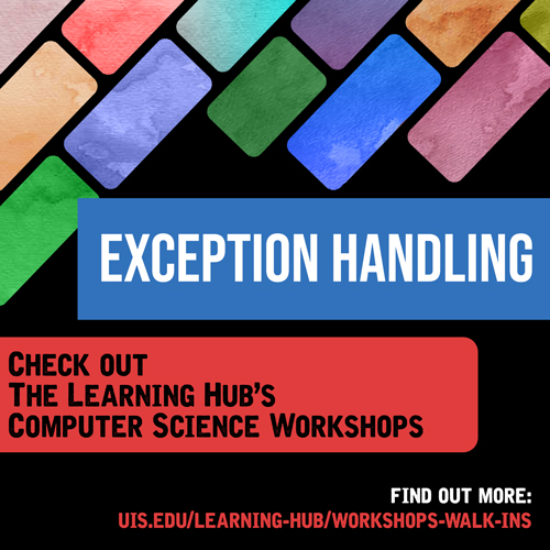 exception handling workshop flyer
