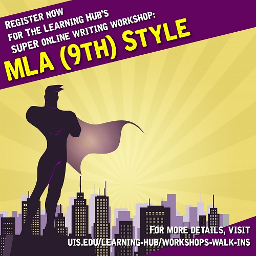 MLA style workshop flyer