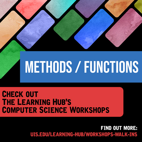 methods and functions workshop flyer
