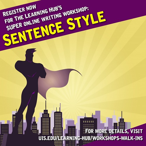 sentence style workshop flyer