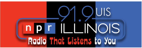 NPR Illinois 50th Anniversary Exhibit logo