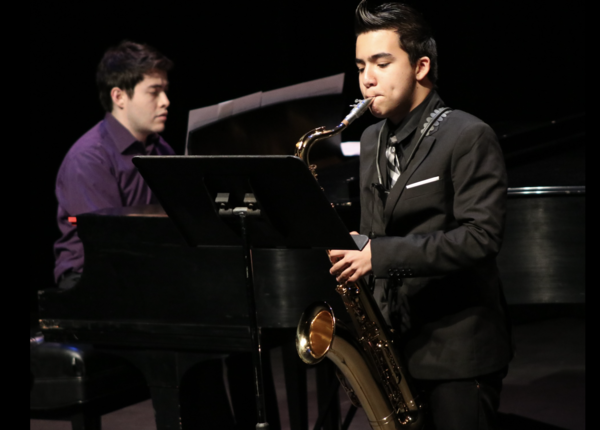 Saxophone player and pianist
