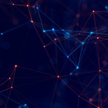 network lines and dots