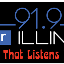 NPR Illinois 50th Anniversary Exhibit logo