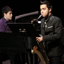 Saxophone player and pianist