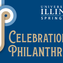 University of Illinois Springfield, Celebration of Philanthropy logo.