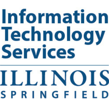 Information Technology Services, Illinois Springfield logo.