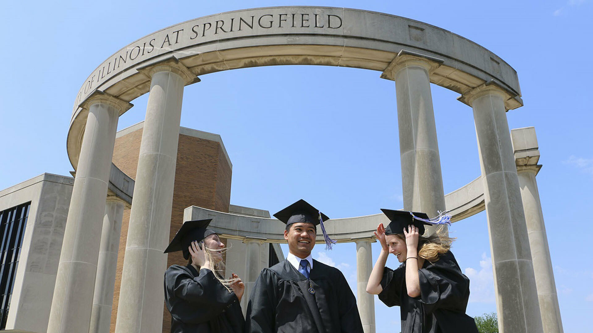 Commencement on campus