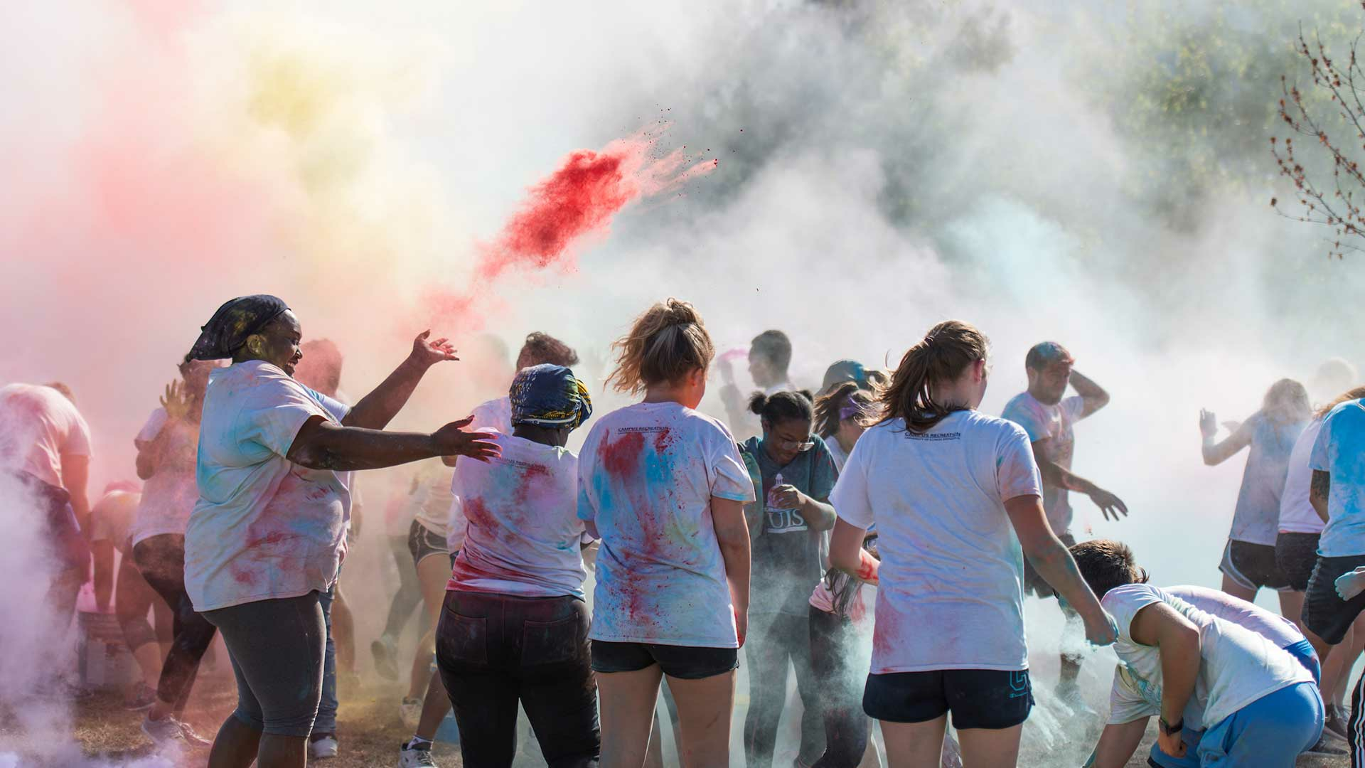 spirit run at homecoming