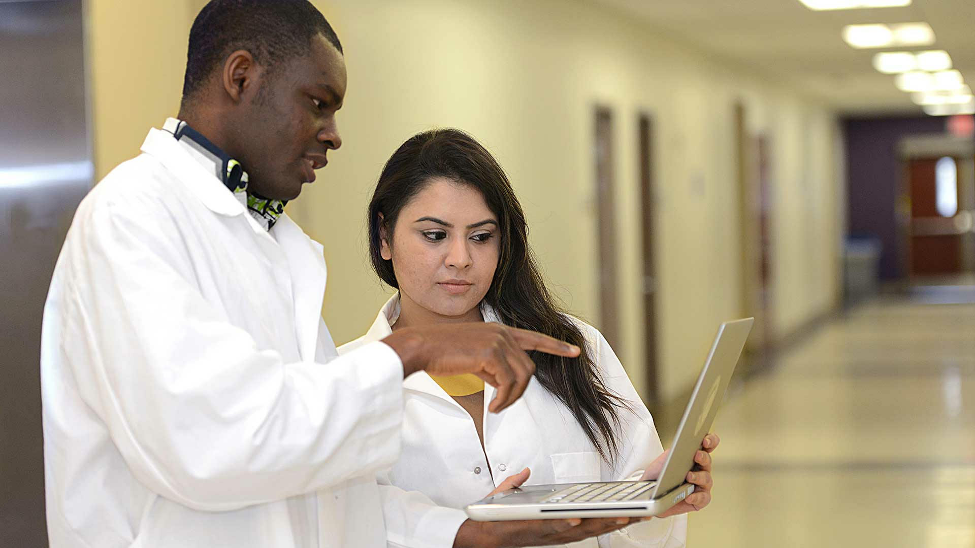 students at computer