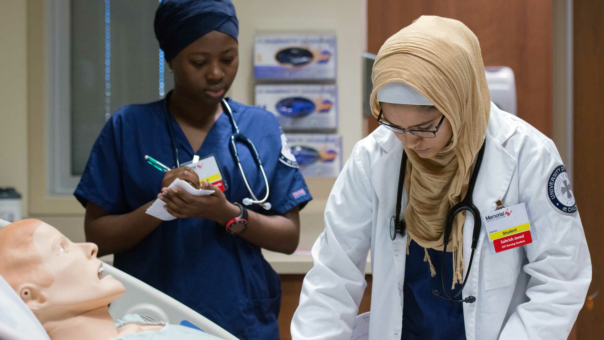 Nursing Students in simulation